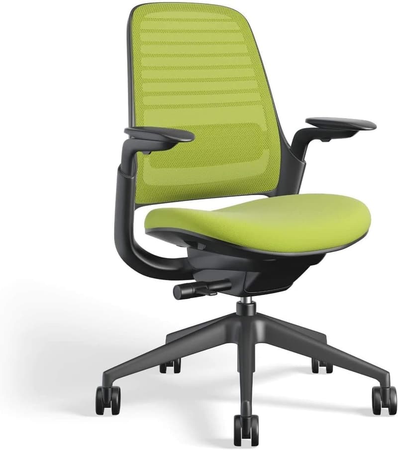 Ergonomic Wasabi Office Chair with Wheels for Carpet