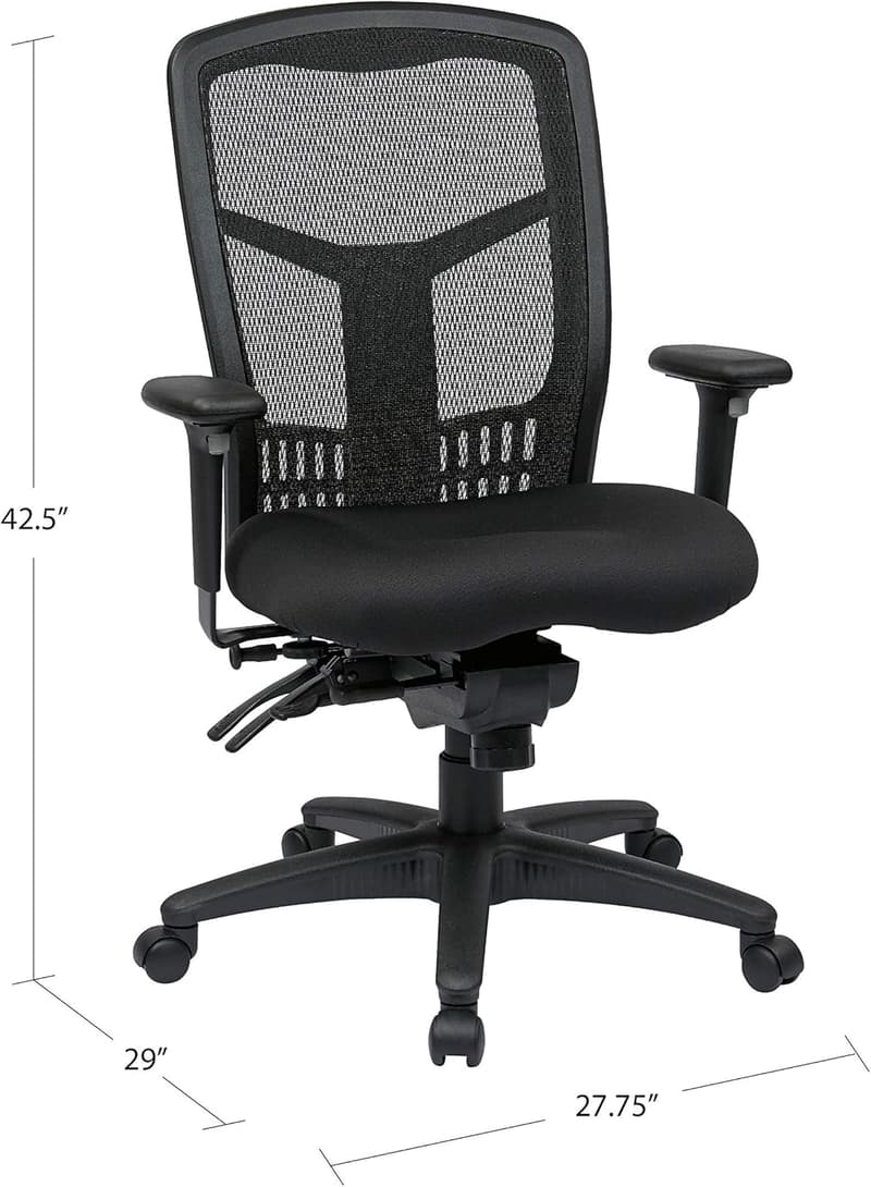 ProGrid High Back Mesh Office Chair with Adjustable Height