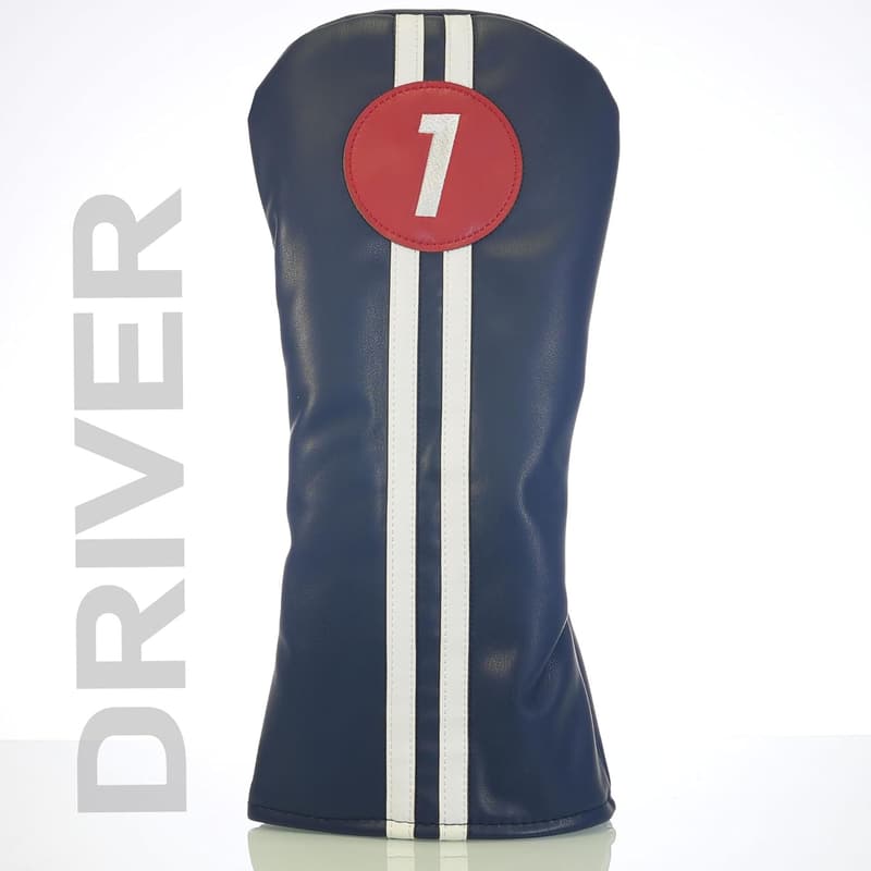 Golf Club Head Cover - Water Resistant with Fleece Lining