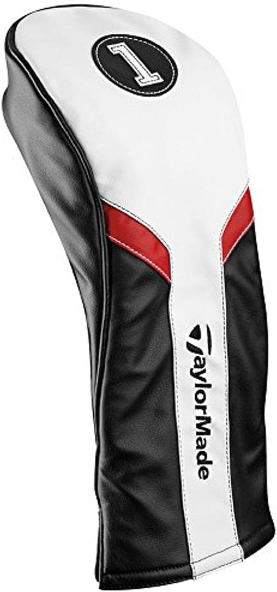 TaylorMade Golf Driver Headcover - White, Black, Red