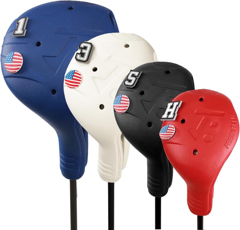EVA Golf Club Head Covers for Drivers & Woods – Washable, Easy On/Off