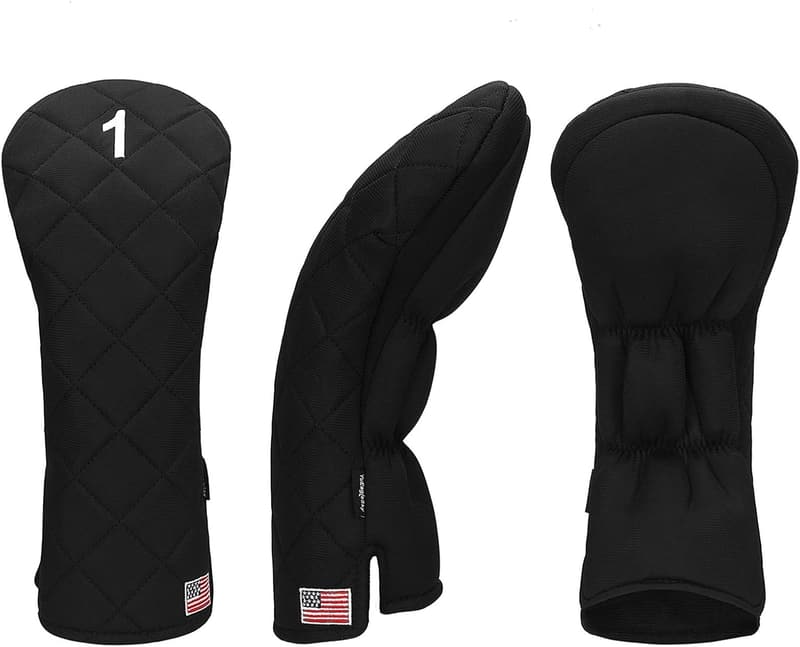 USA Flag Golf Head Covers for Drivers and Fairway Woods