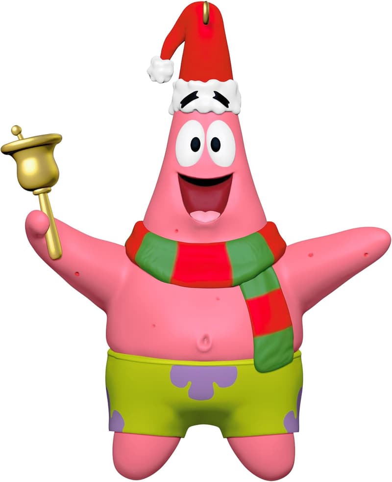 SpongeBob Christmas Ornament 2024 - Patrick Keepsake Gift