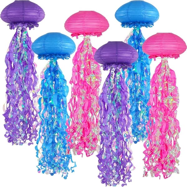 Ocean Themed Jellyfish Lanterns for Kids' Birthday Party