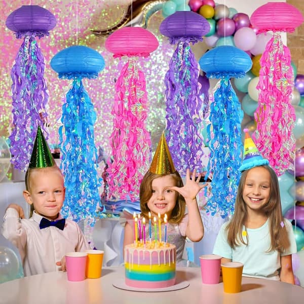 Ocean Themed Jellyfish Lanterns for Kids' Birthday Party