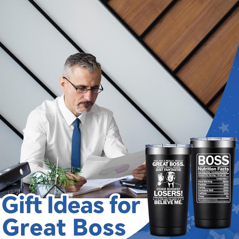 Appreciation Gift for Boss - 20oz Personalized Tumbler