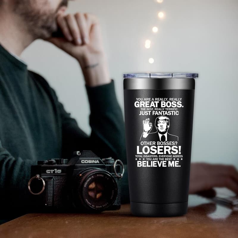 Appreciation Gift for Boss - 20oz Personalized Tumbler
