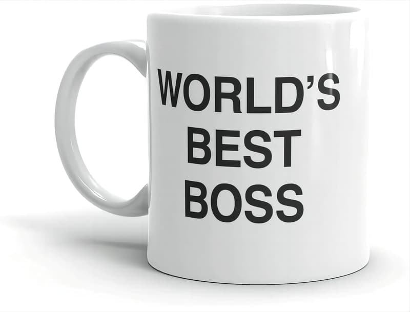Best Boss Coffee Mug - 11oz Gift for Office Fans