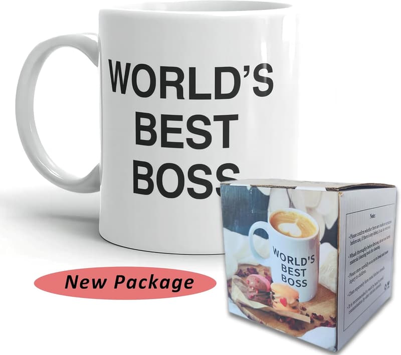 Best Boss Coffee Mug - 11oz Gift for Office Fans