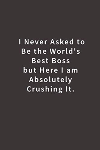 World's Best Boss Lined Notebook