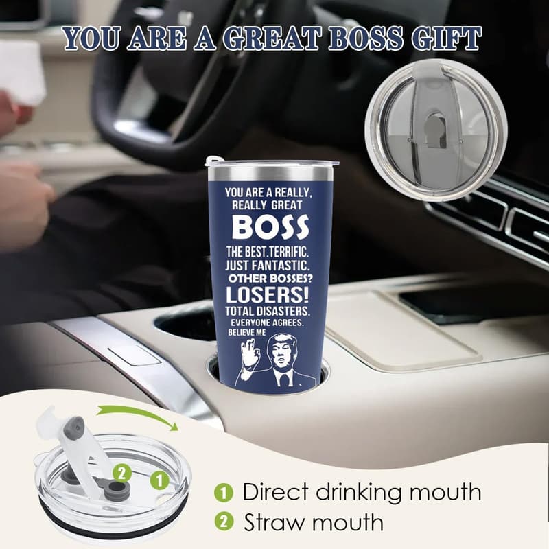Boss Day Funny Coffee Mug - 20 oz Gift for Bosses