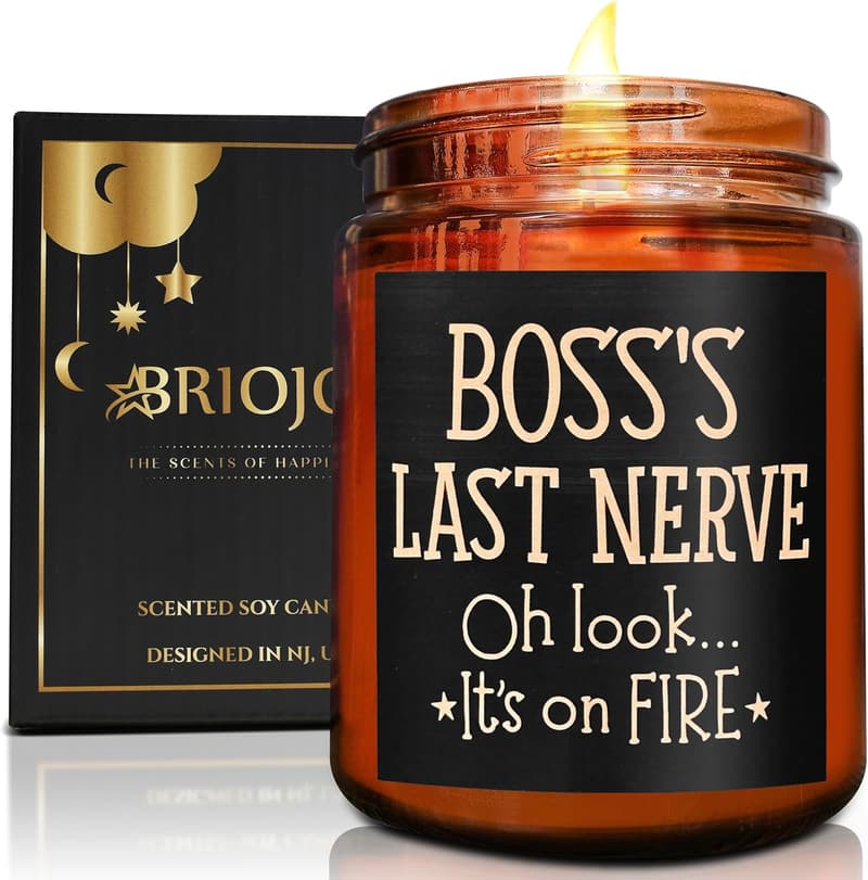 Funny Relaxing Soy Wax Candle for Boss - Mother's Day Gift