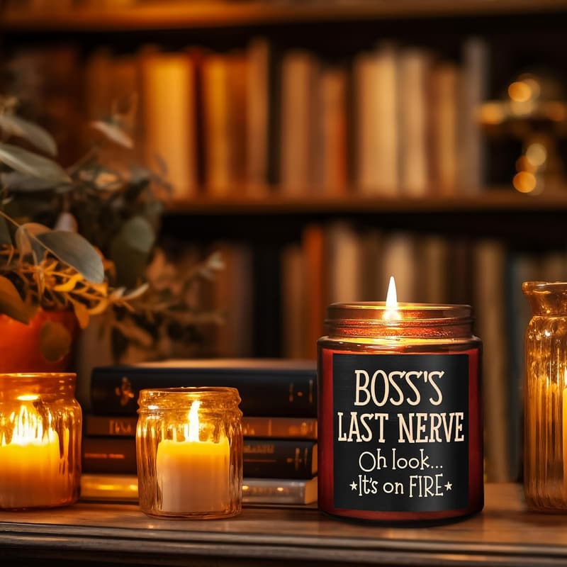 Funny Relaxing Soy Wax Candle for Boss - Mother's Day Gift