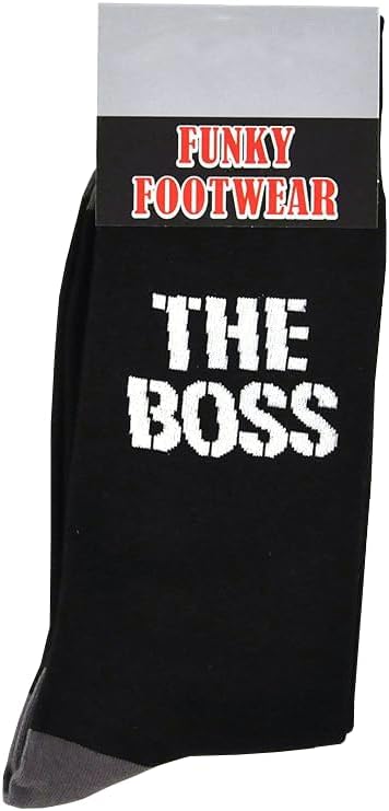 Boss Casual Crew Novelty Gift Socks