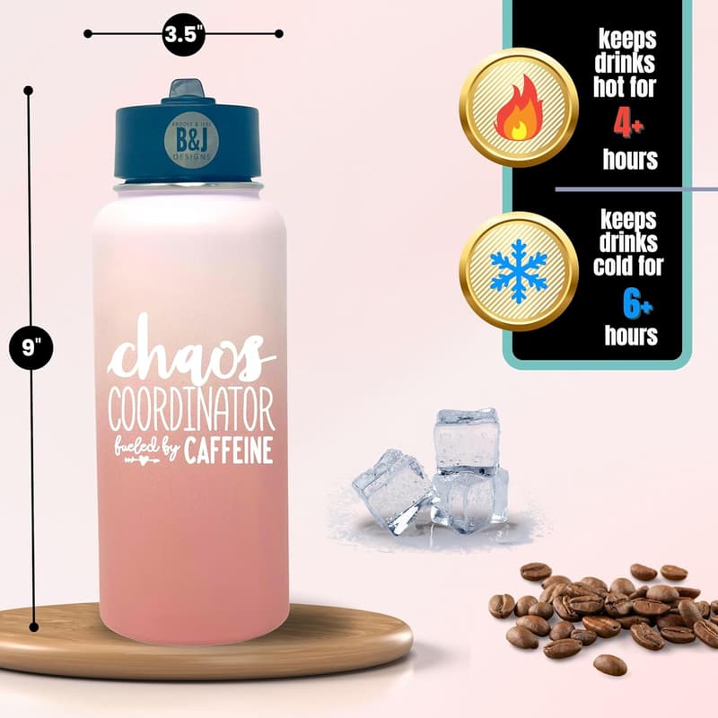 Christmas Gift - Chaos Coordinator 32 oz Insulated Tumbler for Women