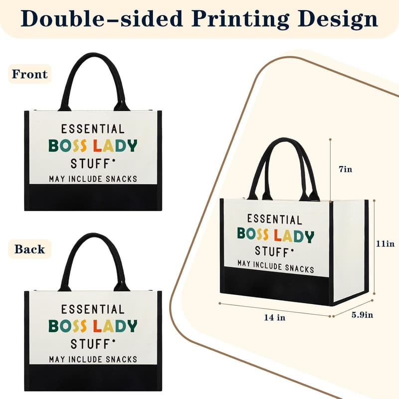 Boss Day Tote Bag Gift for Women Leaders