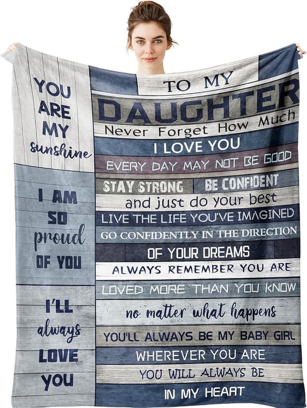 Birthday Graduation Blanket for Daughter - 60
