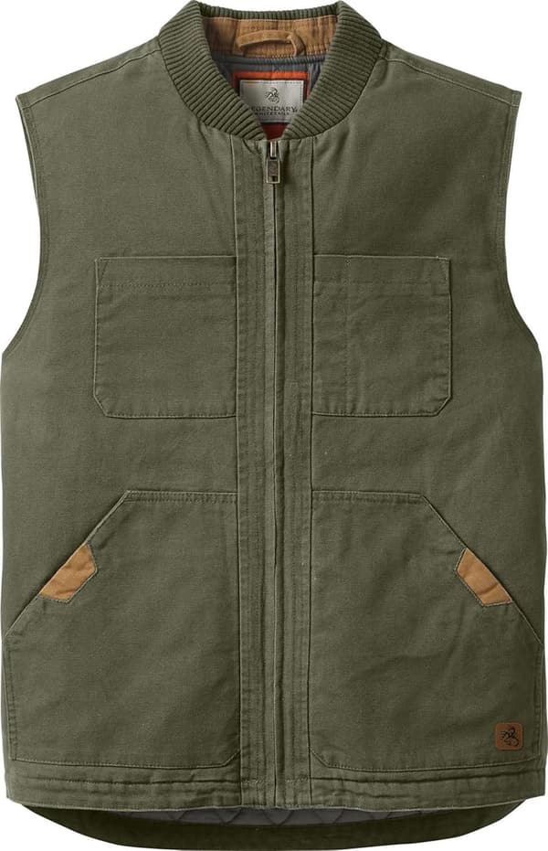 Men's Canvas Cross Trail Vest by Legendary Whitetails
