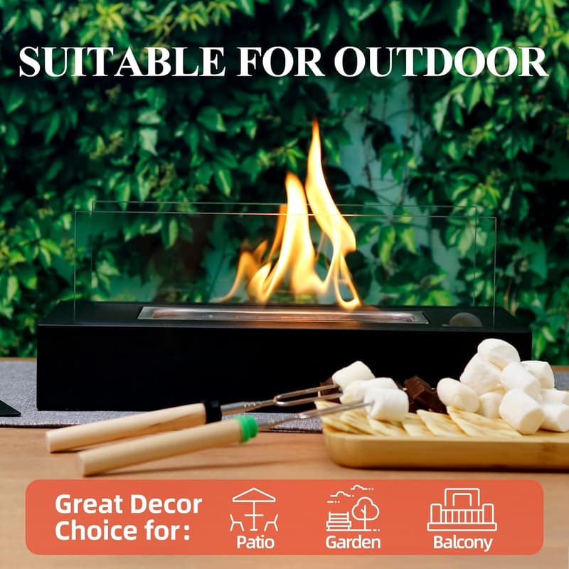 Portable Tabletop Fire Pit for Outdoor and Indoor Decor