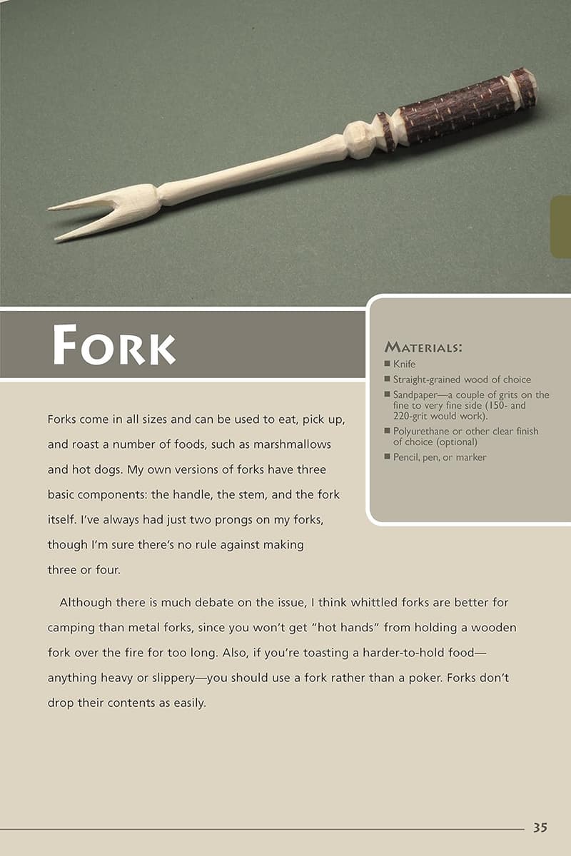 Whittling Guide: 18 Projects for Outdoor Crafting