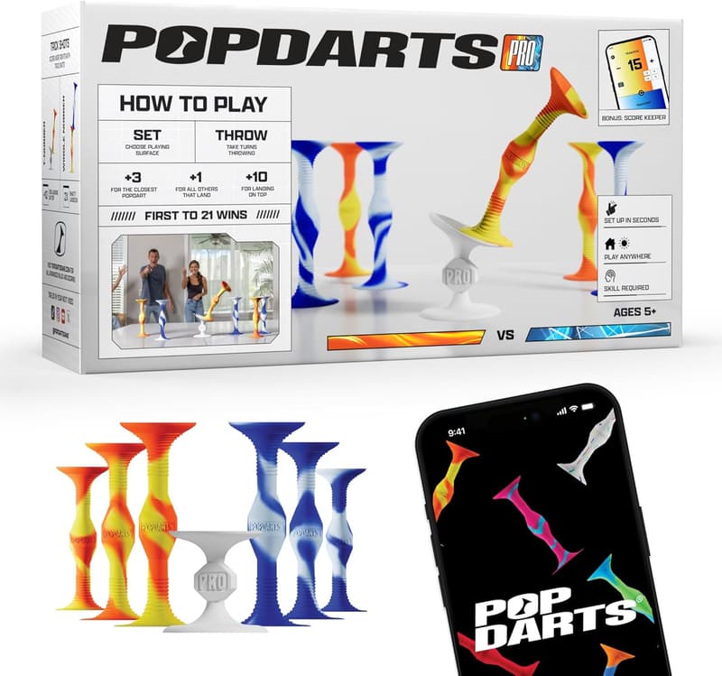 Popdarts PRO Pack Game Set - Indoor/Outdoor Throwing Game