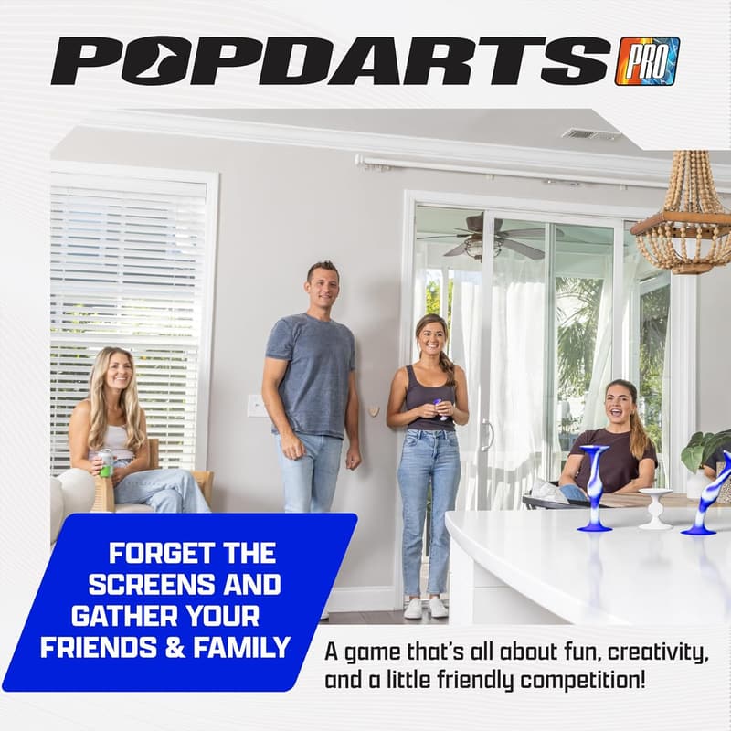Popdarts PRO Pack Game Set - Indoor/Outdoor Throwing Game