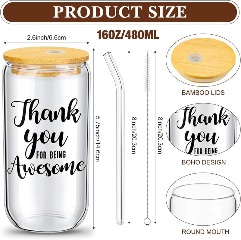 CNA Appreciation Week: 16oz Beer Glass Set for Coworkers