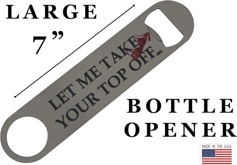 Heavy Duty Tactical Bottle Opener for Men - Funny Gift