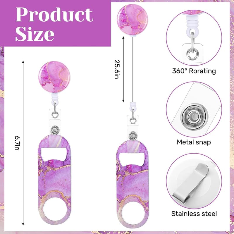 Retractable Stainless Steel Bottle Openers - Bartender Gifts