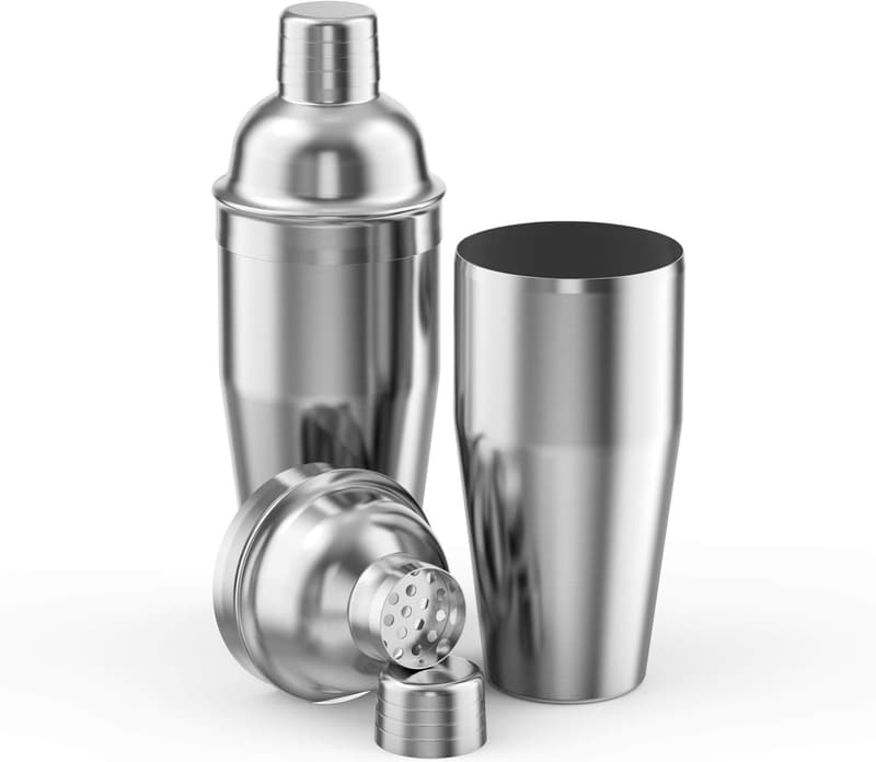 Cocktail Shaker Set - 24 oz Stainless Steel Bartender Kit