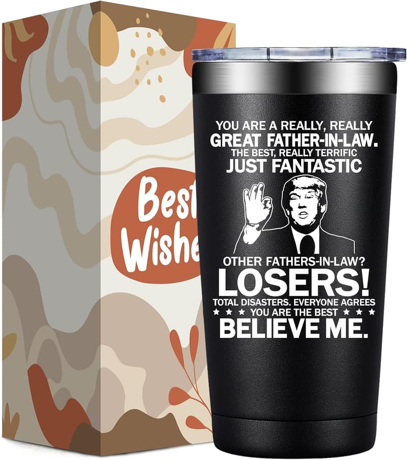Father-in-Law Tumbler Cup - 20oz Gift for Father's Day