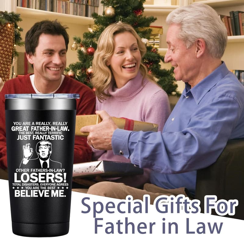 Father-in-Law Tumbler Cup - 20oz Gift for Father's Day