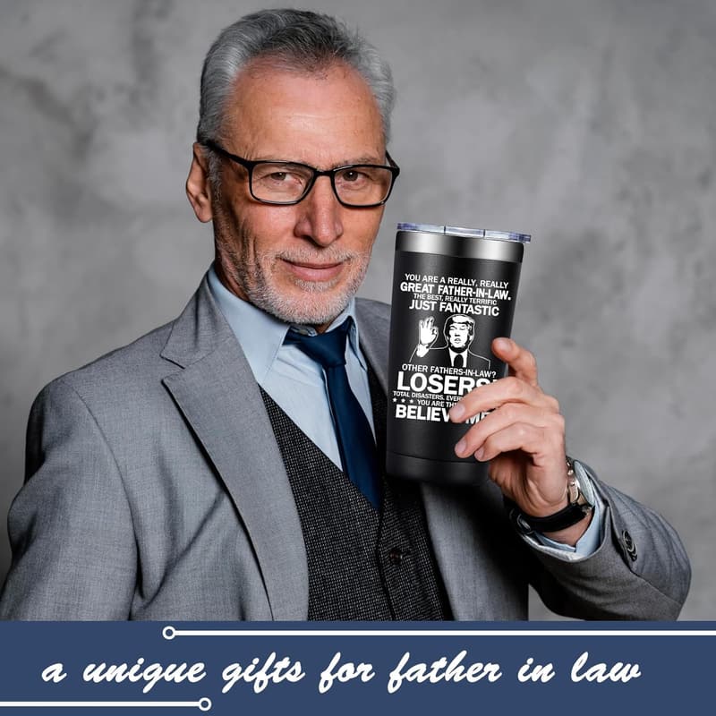 Father-in-Law Tumbler Cup - 20oz Gift for Father's Day
