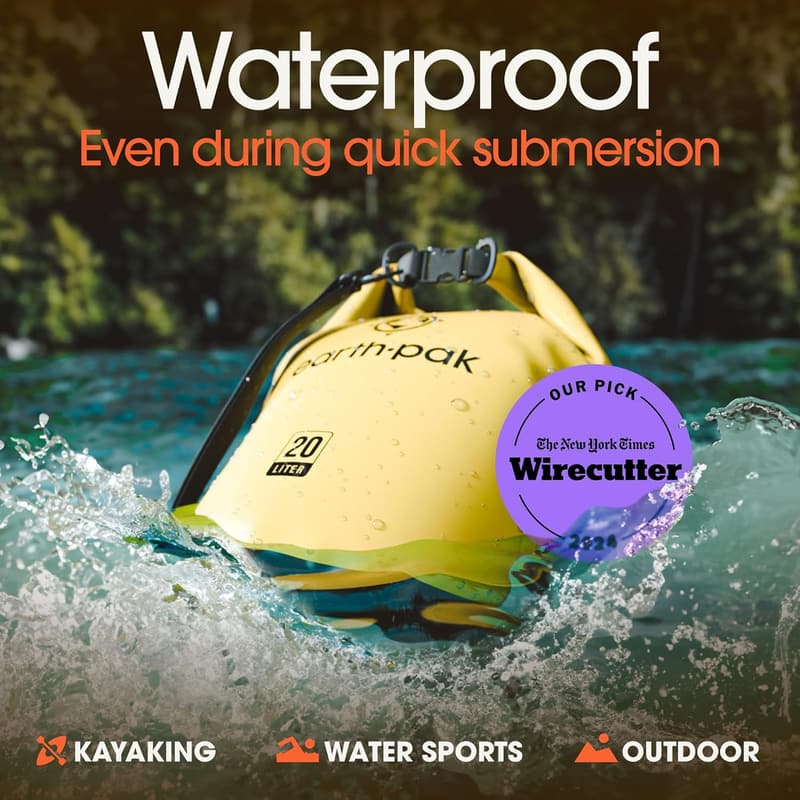 Waterproof Dry Bag Backpack with Phone Case for Kayaking