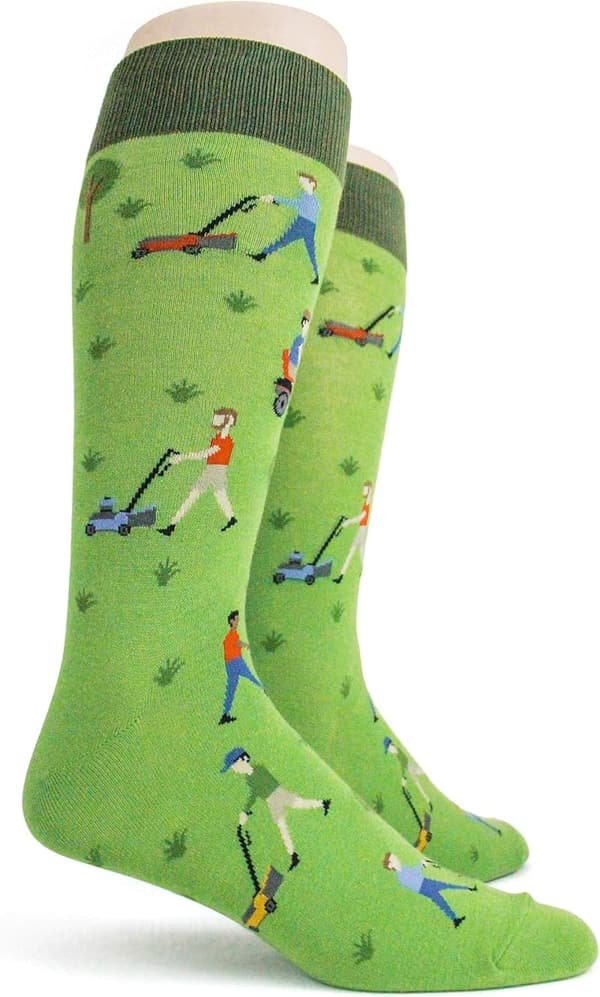 Outdoor-Themed Socks for Men, Sizes 7–12