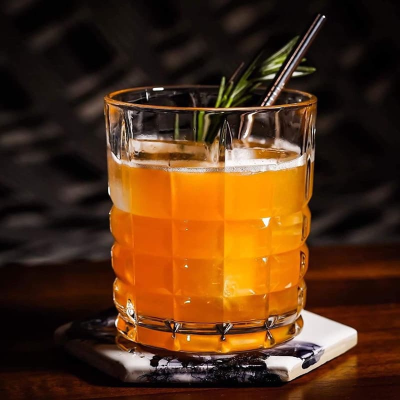 Old Fashioned Whiskey Glasses Set - Premium 10 oz, Set of 6