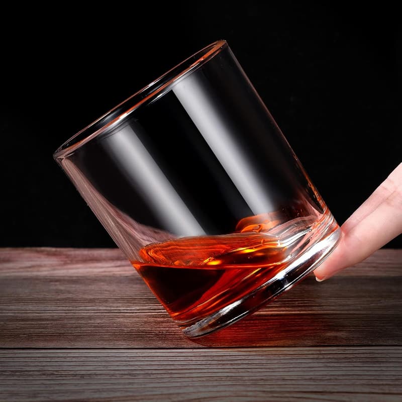 Classic 10 oz Old Fashioned Whiskey Glasses - Set of 12 for Men