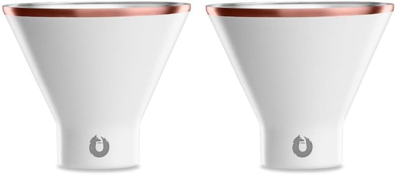 Premium Insulated Stainless Steel Martini Glass Set, 8 oz