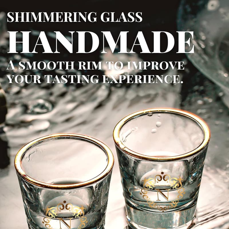 Custom Personalized Shot Glass Set for Tequila & Whiskey Lovers
