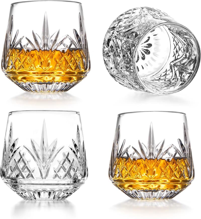 Dublin Collection Set of 4 Old Fashioned Whiskey Glasses