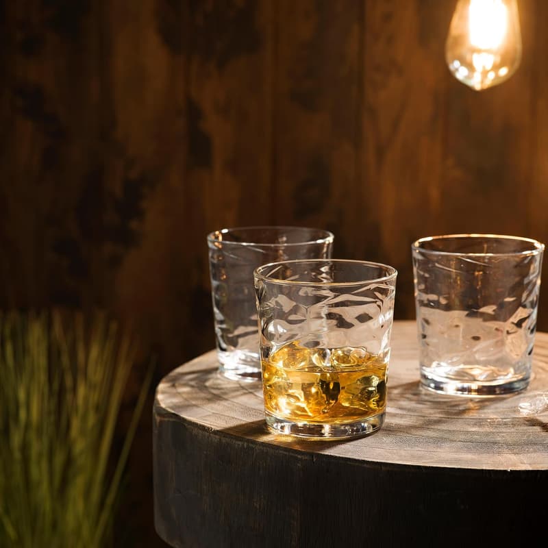 13 oz Old Fashioned Whiskey Glass Set for Cocktails - Set of 4