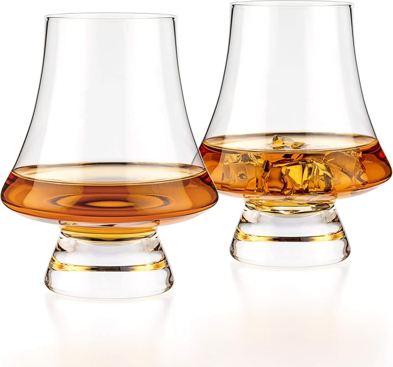 Handcrafted Whisky Snifter Glass Set - 9 oz, Set of 2