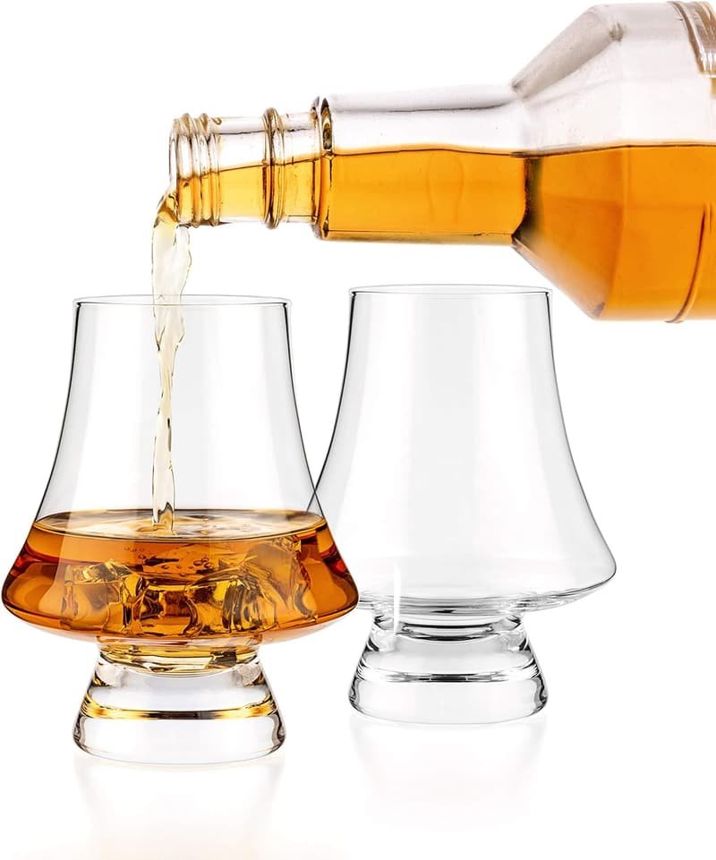 Handcrafted Whisky Snifter Glass Set - 9 oz, Set of 2