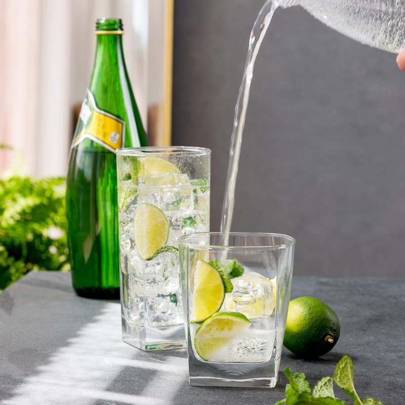 Collins Set of 16 Everyday Drinking Glasses for Any Beverage
