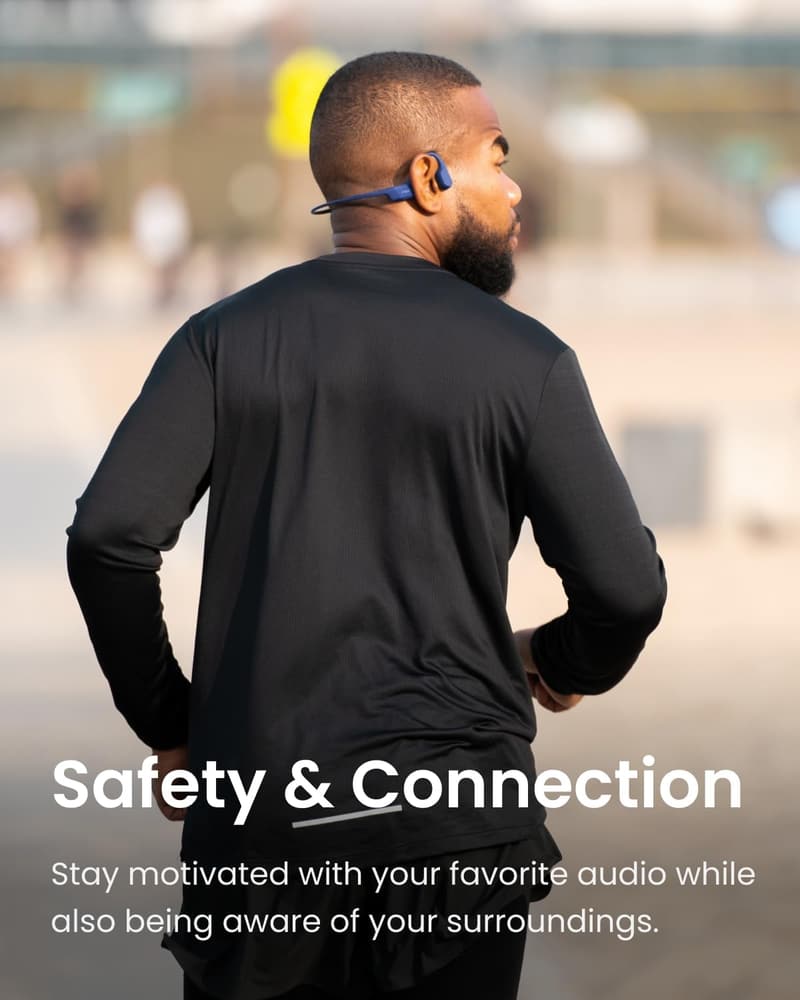 Open-Ear Bluetooth Bone Conduction Headphones for Sports