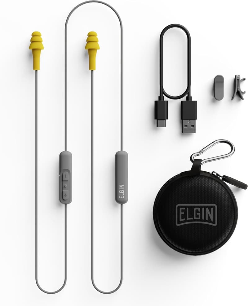 Noise-Canceling Bluetooth Earplugs with 12-Hour Battery Life