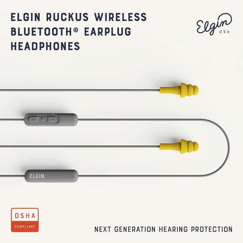 Noise-Canceling Bluetooth Earplugs with 12-Hour Battery Life