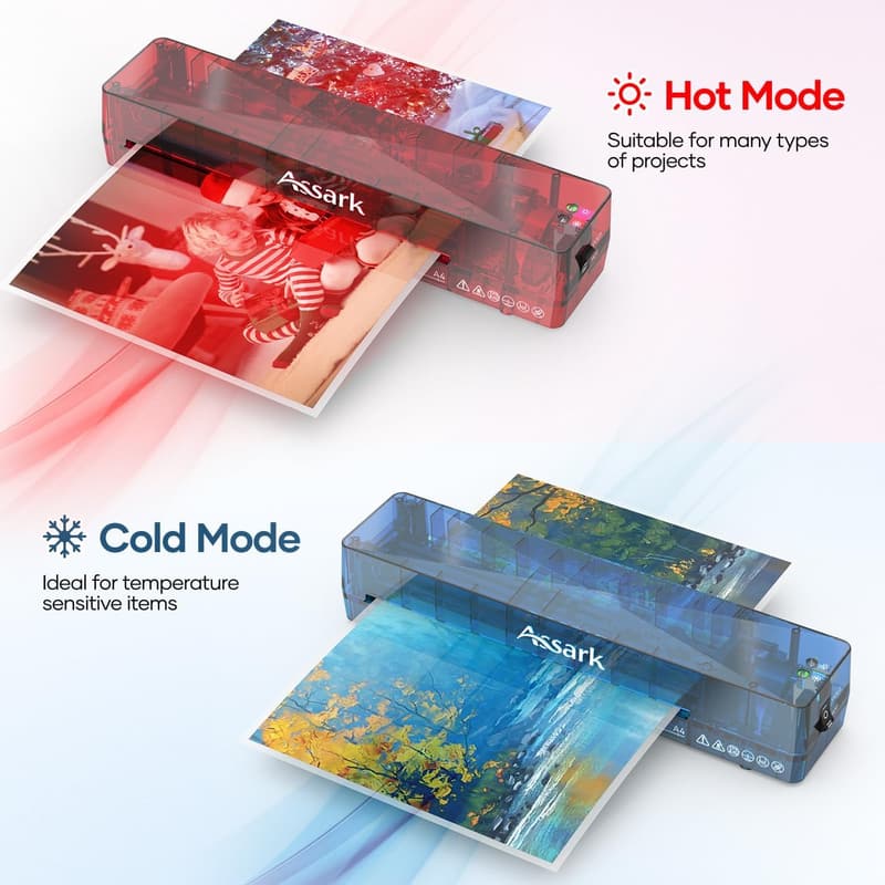A4 Thermal Laminator Machine Kit with Sheets & Trimmer