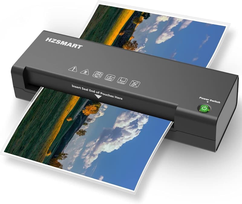 Laminator Machine with 20 Sheets - Quick Warm-Up for Home & Office