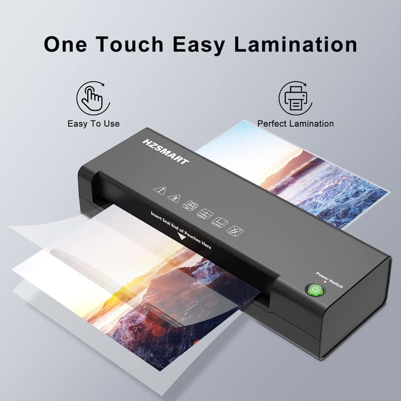 Laminator Machine with 20 Sheets - Quick Warm-Up for Home & Office
